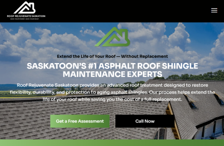 Roof Rejuvenate Saskatoon